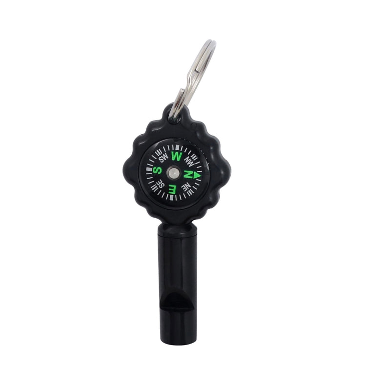 Sifflet Boussole 2 En 1 Survie Extérieure, Sifflet Boussole En Plastique Avec Boucle D'alpinisme, WH-2