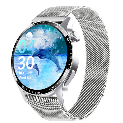 F207 Smart Watch 1.35-Inch Narrow Edge Screen Supports Bluetooth Calls / 24H Health Monitoring / 150+ Sports Modes, Black Silicone, Silver Gray Silicone, Black Milan, Silver Milan, Black 3-Beads Steel, Silver 3-Beads Steel, Black Brown Leather         ...