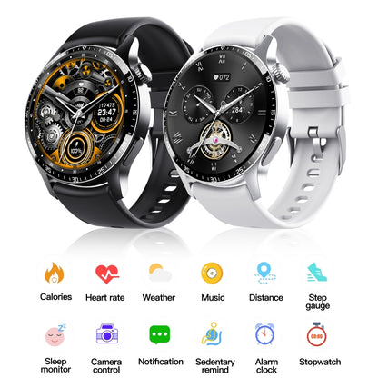 F207 Smart Watch 1.35-Inch Narrow Edge Screen Supports Bluetooth Calls / 24H Health Monitoring / 150+ Sports Modes, Black Silicone, Silver Gray Silicone, Black Milan, Silver Milan, Black 3-Beads Steel, Silver 3-Beads Steel, Black Brown Leather         ...
