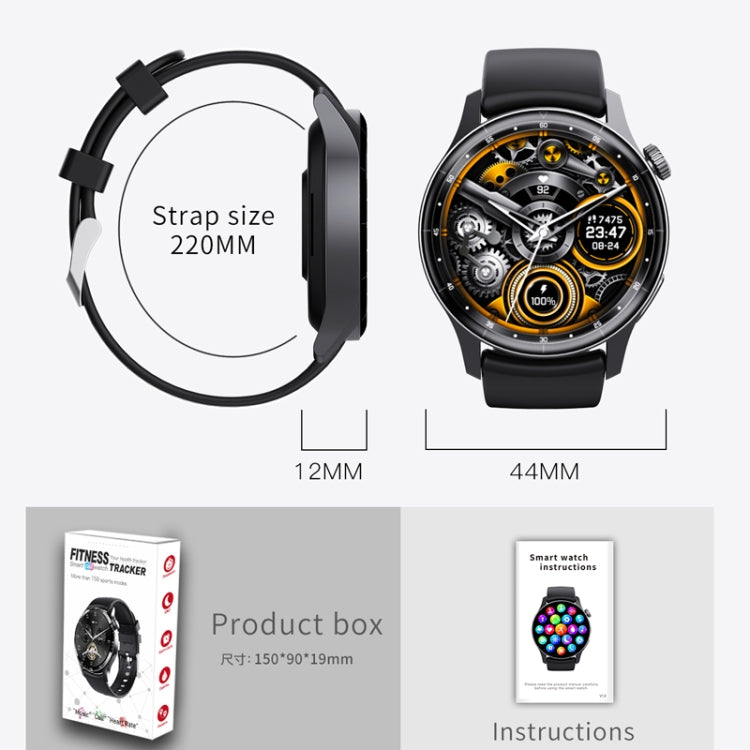 F207 Smart Watch 1.35-Inch Narrow Edge Screen Supports Bluetooth Calls / 24H Health Monitoring / 150+ Sports Modes, Black Silicone, Silver Gray Silicone, Black Milan, Silver Milan, Black 3-Beads Steel, Silver 3-Beads Steel, Black Brown Leather         ...