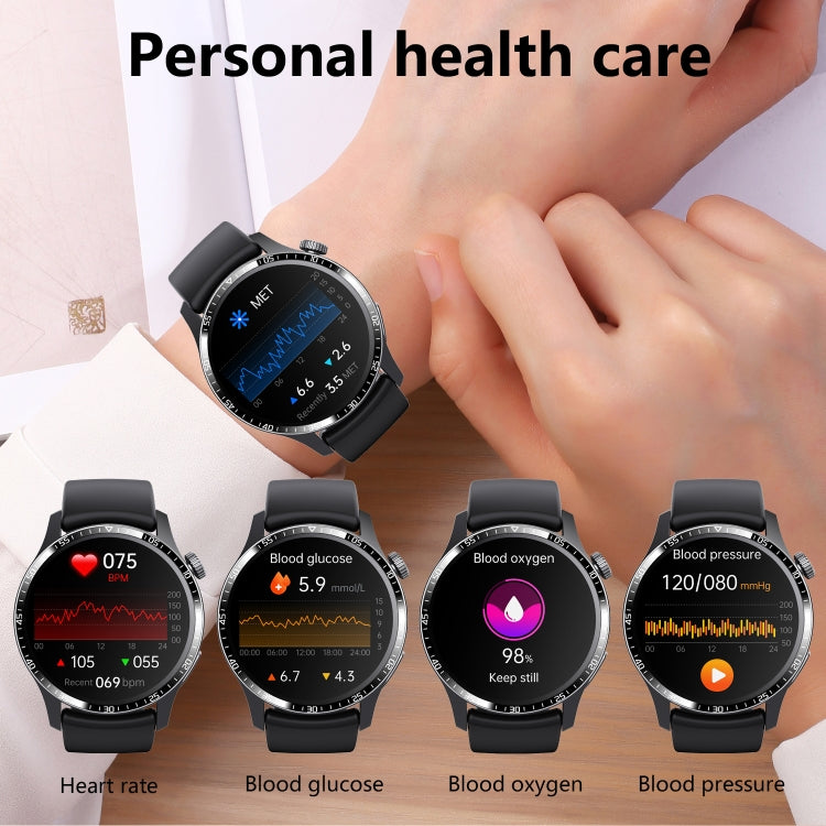 F207 Smart Watch 1.35-Inch Narrow Edge Screen Supports Bluetooth Calls / 24H Health Monitoring / 150+ Sports Modes, Black Silicone, Silver Gray Silicone, Black Milan, Silver Milan, Black 3-Beads Steel, Silver 3-Beads Steel, Black Brown Leather         ...