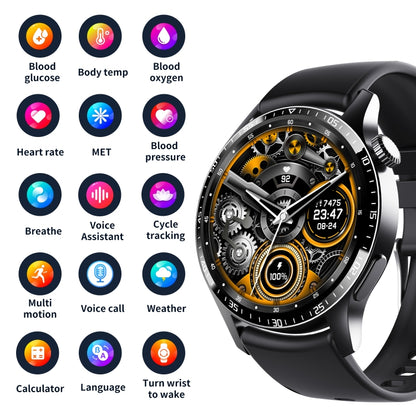 F207 Smart Watch 1.35-Inch Narrow Edge Screen Supports Bluetooth Calls / 24H Health Monitoring / 150+ Sports Modes, Black Silicone, Silver Gray Silicone, Black Milan, Silver Milan, Black 3-Beads Steel, Silver 3-Beads Steel, Black Brown Leather         ...