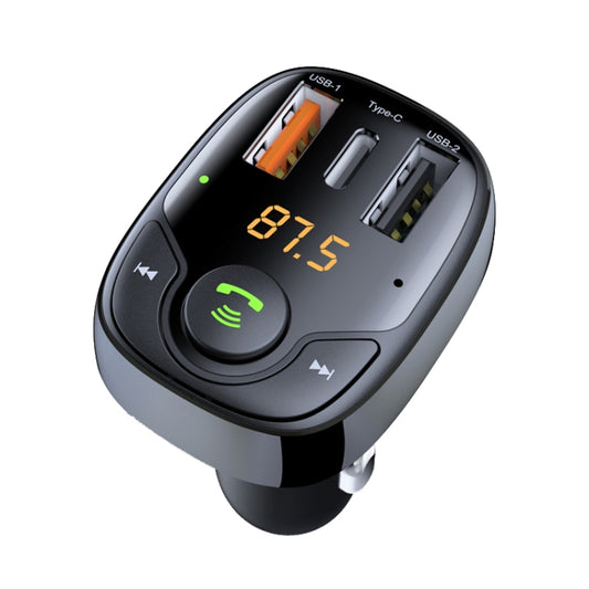Lecteur MP3 Bluetooth de voiture 36W Transmetteur FM Chargeur de voiture multifonctionnel, S-15PD