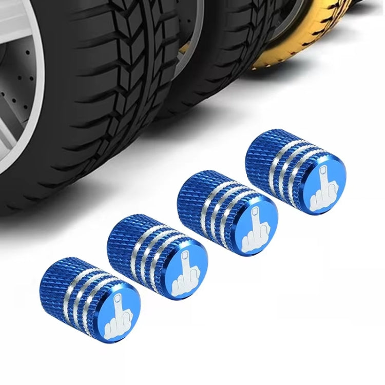 4pcs Laser Ioon Car Tire Modification Universal Valve