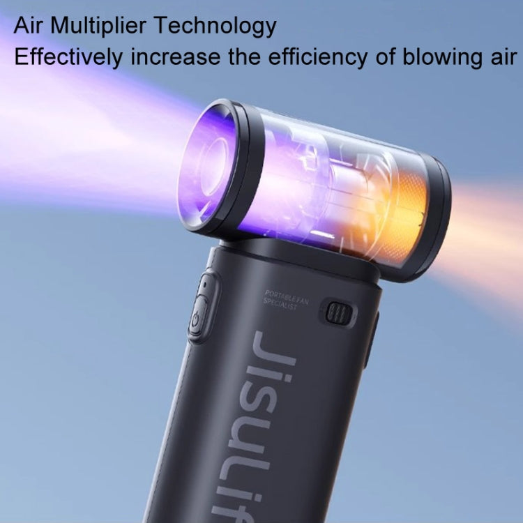 JisuLife Life9 Mini ventilateur portable à grande vitesse USB rechargeable pour bureau, 3600 mAh, 5000 mAh