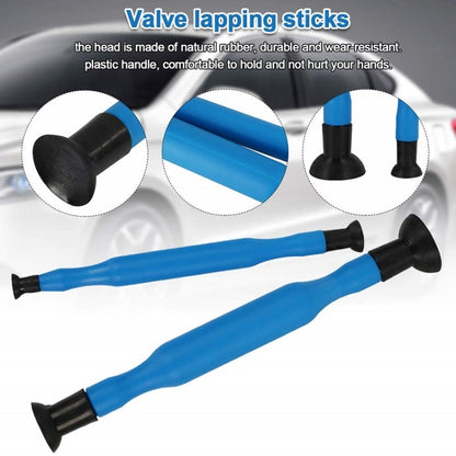 2pcs /Set Outil de réparation automobile pour rodage de soupape manuelle à ventouse, bleu, jaune