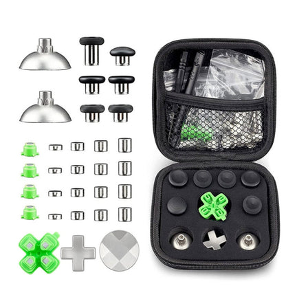 Gamepad Metal Buttons Mushroom Head Magnetic Base Cross Keys Accessory Set, For PS5 32pcs /Set, For PS5 Joystick 8pcs /Set, For PS5 20pcs /Set, For PS5 Cross Key 3pcs /Set, For PS4 32pcs /Set, For PS4 Joystick 8pcs /Set, For PS4 20pcs /Set             ...