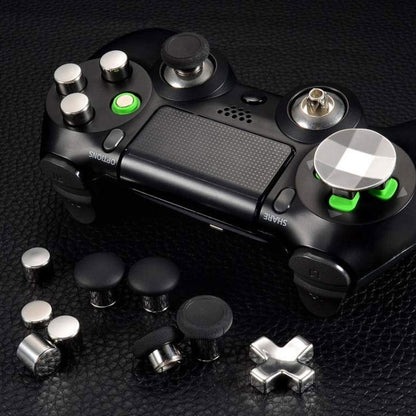 Gamepad Metal Buttons Mushroom Head Magnetic Base Cross Keys Accessory Set, For PS5 32pcs /Set, For PS5 Joystick 8pcs /Set, For PS5 20pcs /Set, For PS5 Cross Key 3pcs /Set, For PS4 32pcs /Set, For PS4 Joystick 8pcs /Set, For PS4 20pcs /Set             ...