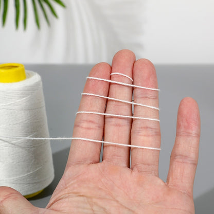 Short Fiber Polyester Rice Bag Sealing Thread Packing Line Cotton Thread For Sewing