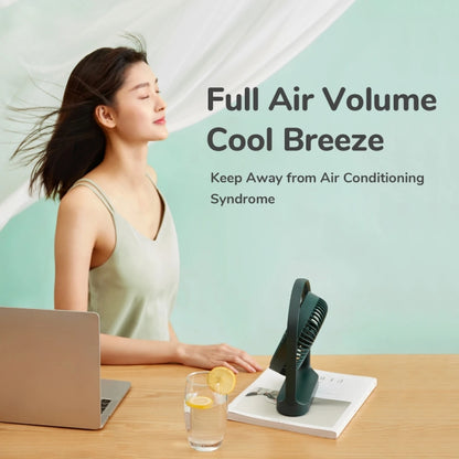 JisuLife FA19 Ventilateur de bureau sans fil rechargeable 4000mAh Mini Ventilateur Portable Silencieux