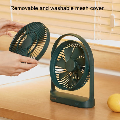 JisuLife FA19 Ventilateur de bureau sans fil rechargeable 4000mAh Mini Ventilateur Portable Silencieux
