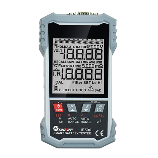 Battery Internal Resistance Tester Lead-Acid Alkaline Lithium Battery Tester, IR500, IR502