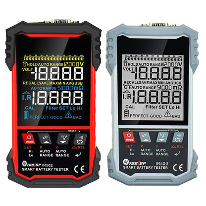 Battery Internal Resistance Tester Lead-Acid Alkaline Lithium Battery Tester, IR500, IR502