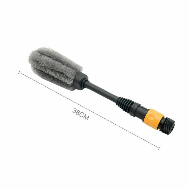 Wheel Hub Brush High Pressure Water-through Soft Bristle Cleaning Brush