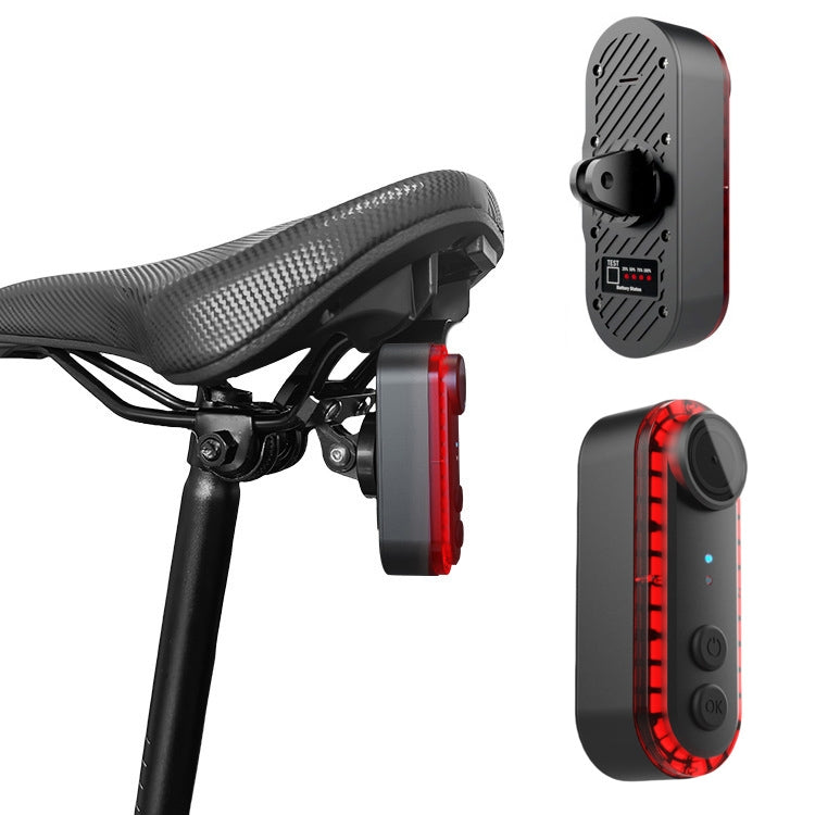 Bike Warning Tail Light 1080P WiFi Camera Recorder Waterproof Bicycle Rear Light for Riding Cycling, Rotate Mount, Clamp Mount, Strap Mount, Rearview Mirror Mount, Saddle Tube Mount