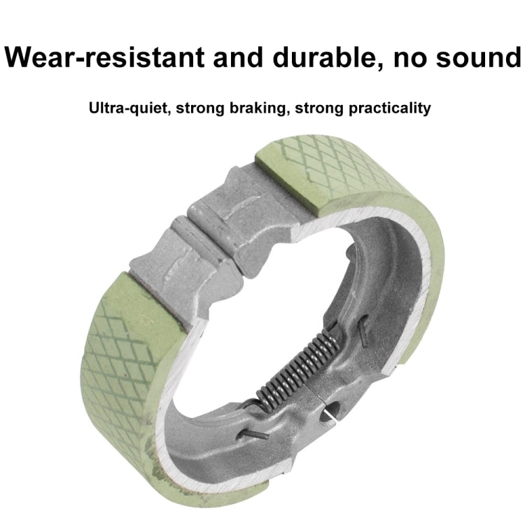 Pour trottinette électrique Ninebot MAX G30 – Plaquettes de frein métalliques à tambour de roue arrière