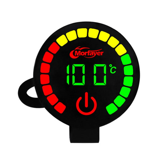 Medidor de potencia, voltímetro y medidor de temperatura del agua con doble pantalla inteligente para motocicletas Morfayer, o medidor de temperatura del agua con voltímetro y medidor de temperatura del agua.
