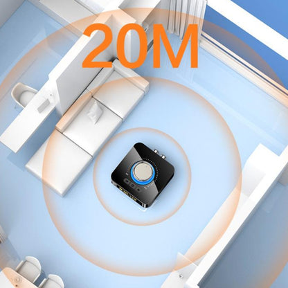 OMS-M5 Digital Bluetooth 5.0 Audio Receiver And Transmitter 2-In-1 AUX Adapter Converter, OMS-M5