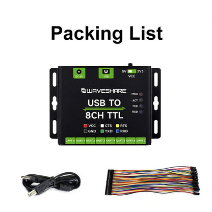 Module de conversion série USB vers TTL UART industriel Waveshare 27076, 27076