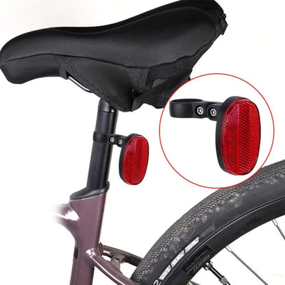 For AirTag Tracker Bicycle Anti-theft Taillight Road Bike Seat Tube Reflective Hidden Mount, Tail Light Oval