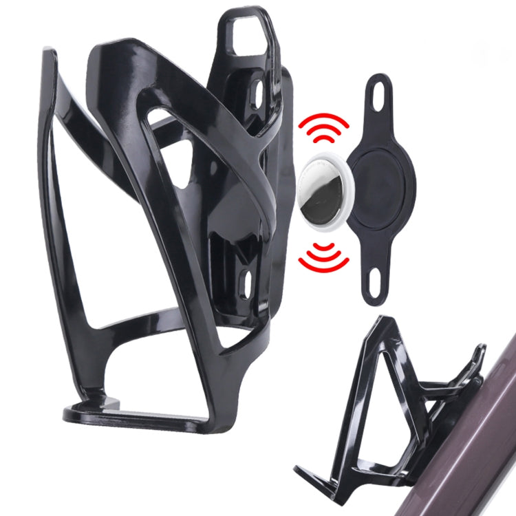 For AirTag Locator Bike Kettle Stand Water Bottle Cage Anti-Lost GPS Location Case, Front Cover, Rear Cover