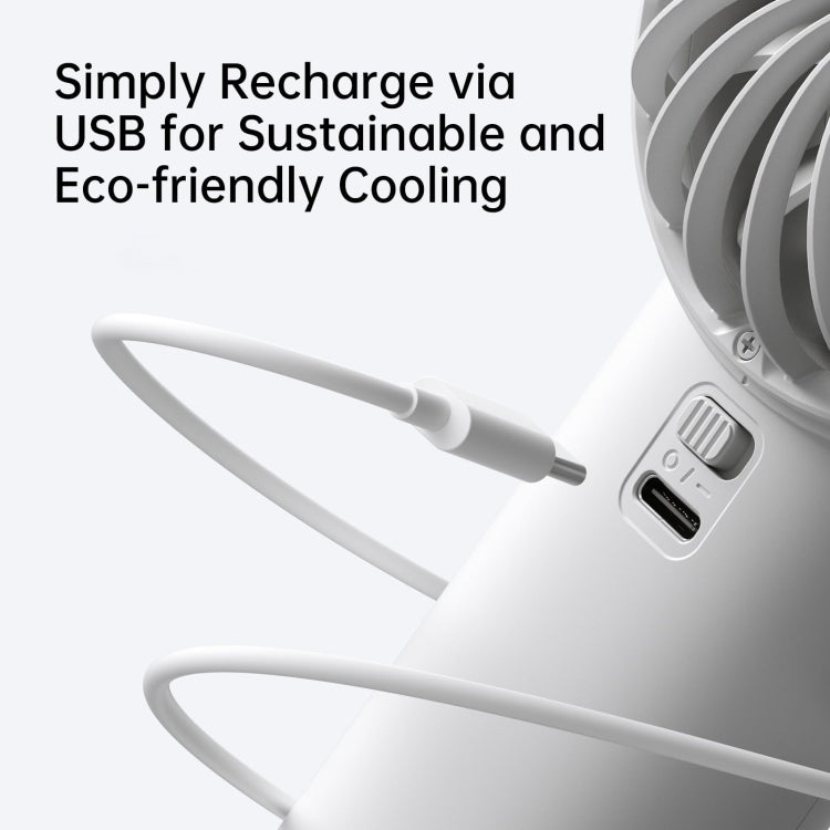 Mini ventilateur portable rechargeable JisuLife Life4, gris 3600 mAh, noir 3600 mAh, rose 3600 mAh, gris 5000 mAh, noir 5000 mAh, rose 5000 mAh