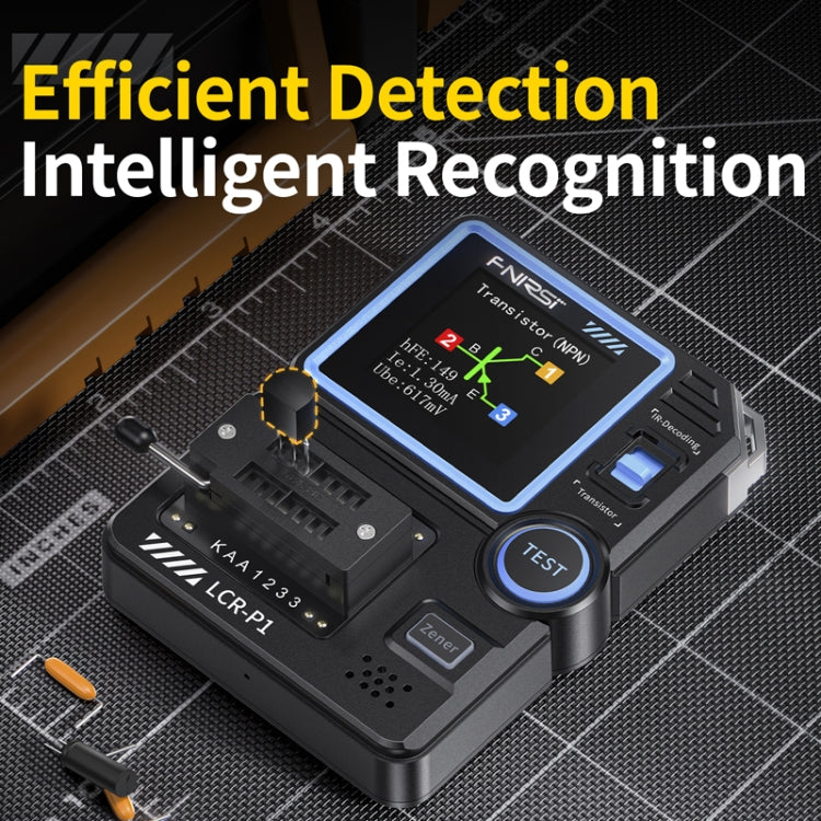 FNIRSI LCR-P1 Transistor Tester Multifunctional Electronic Component Inspection Tool, LCR-P1