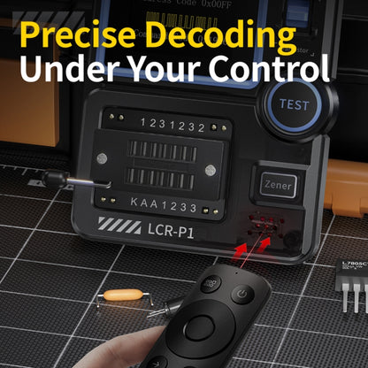 FNIRSI LCR-P1 Transistor Tester Multifunctional Electronic Component Inspection Tool, LCR-P1