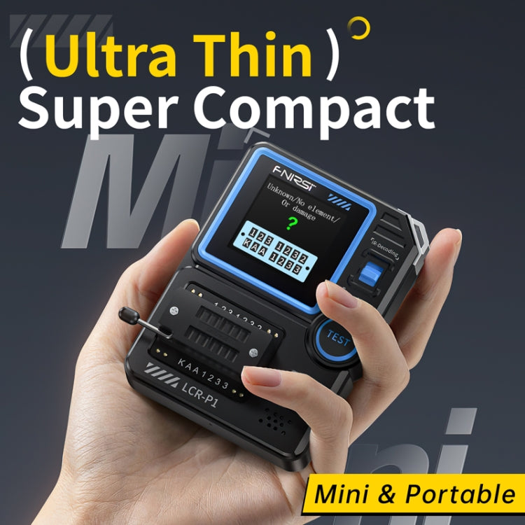 FNIRSI LCR-P1 Transistor Tester Multifunctional Electronic Component Inspection Tool, LCR-P1