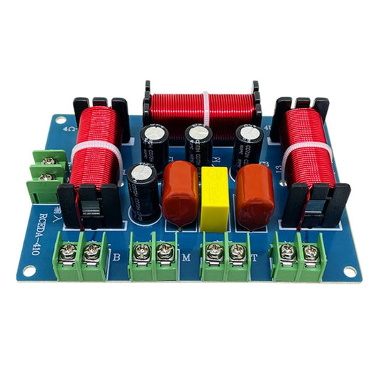 RCEDA-410 Two High One Medium One Low 4-Way Speaker Crossover Audio Modification Divider, RCEDA-410