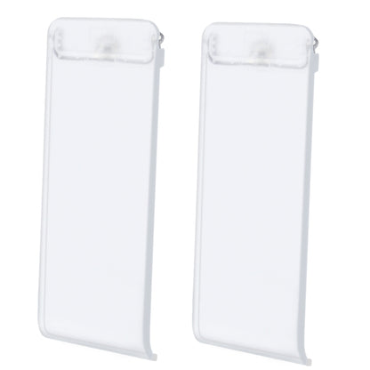 For Nintendo Switch Console 2pcs Replacement Kickstand Back Shell Holder, Black, Transparent White, White, Red, Blue