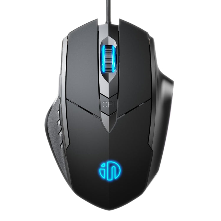 Inphic PW1H Wired Silent Illuminated Computer Gaming 6-Button Mouse, PW1H