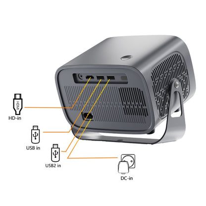 Projecteur portable intelligent Android 4K A10, prise US, prise UK, prise EU, prise AU