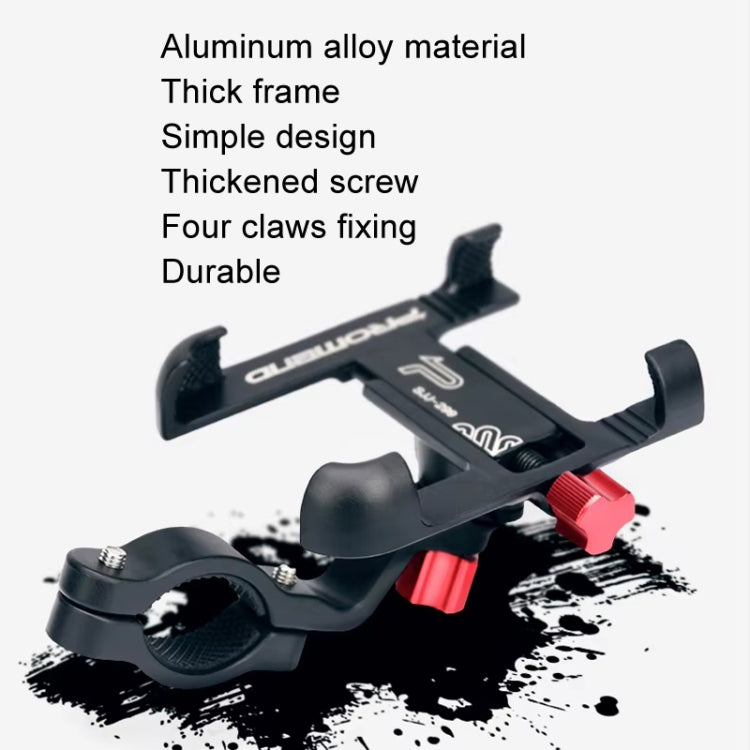 PROMEND Aluminum Alloy Cell Phone Holder Adjustable Angle Rotating Motorcycle Navigation Support, SJJ-299B Handlebar Stand Black, SJJ-299B Handlebar Stand Titanium Color, SJJ-299B Handlebar Stand Silver, SJJ-299E Rear View Mirror Titanium Color        ...