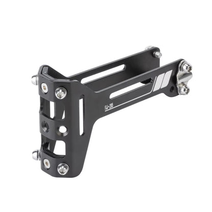PROMEND FJJ-285 Water Bottle Cage Conversion Mount Aluminum Bicycle Cushion Dual Cup Holder Mounting Adapter, Frosted Black, Colorful