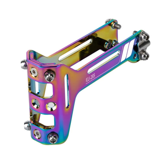 PROMEND FJJ-285 Water Bottle Cage Conversion Mount Aluminum Bicycle Cushion Dual Cup Holder Mounting Adapter, Frosted Black, Colorful