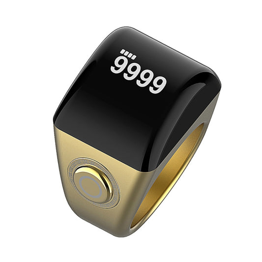 Equantu Smart Bluetooth Finger Counter Muslim Prayer Time Reminder Ring, Gold 18mm, Black 18mm, Silver 18mm, Gold 20mm, Black 20mm, Silver 20mm, Gold 22mm, Black 22mm, Silver 22mm