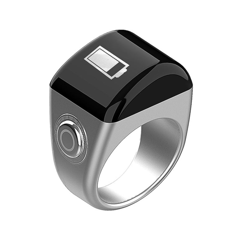 Equantu Smart Bluetooth Finger Counter Muslim Prayer Time Reminder Ring, Gold 18mm, Black 18mm, Silver 18mm, Gold 20mm, Black 20mm, Silver 20mm, Gold 22mm, Black 22mm, Silver 22mm
