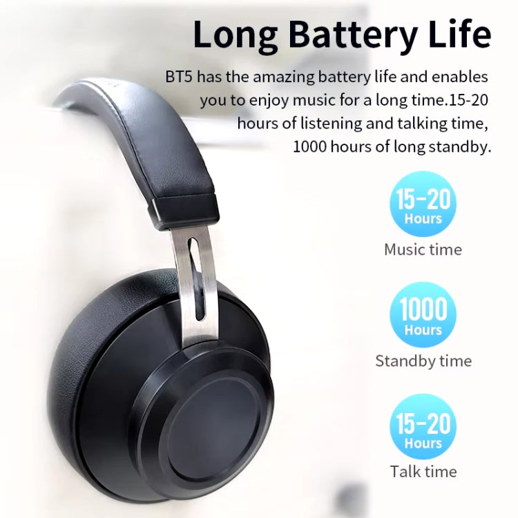 Bluedio BT5 Bluetooth 5.0 Headband Headset, BT5