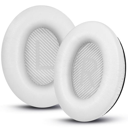 For BOSE QC45 1pair Headphone Sponge Earmuff Leather Cover, Black, White, Navy Blue, Titanium-color, Crystal Blue