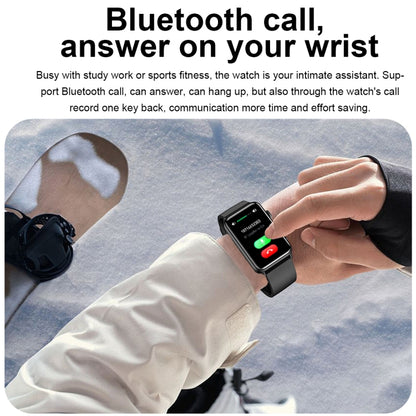 Smart Watch Ring ECG Temperature Heart Rate Blood Pressure Health Bluetooth Talking Watch, Black Silicone, Red Silicone, Blue Silicone, Black Leather, Brown Leather