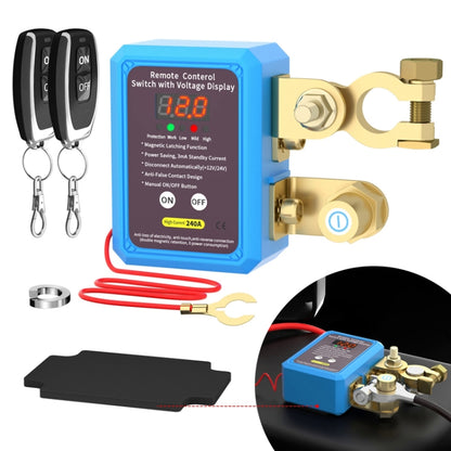 Car Battery Disconnectors Remote Control Smart Disconnect Switch, Intelligent Model, Intelligent With Digtal Display