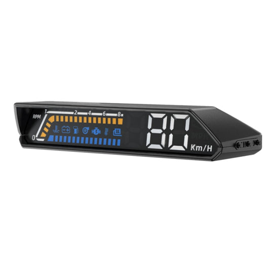 Pantalla de visualización frontal OBD Instrumento multifunción para vehículos Pantalla de monitoreo de temperatura de aceite y caja de cambios