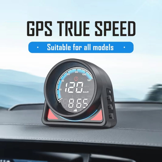 Medidor de altitud del vehículo GPS con pantalla de visualización frontal y velocidad real