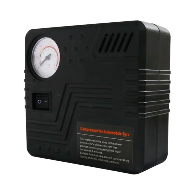 Gonfleur de pneu de voiture 12V en métal avec manomètre électrique