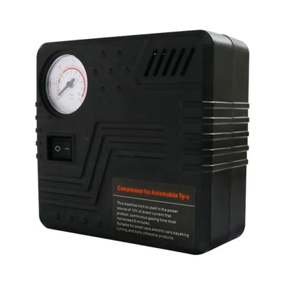 Gonfleur de pneu de voiture 12V en métal avec manomètre électrique