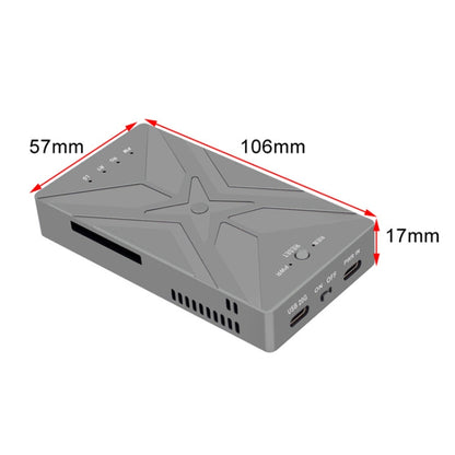 Dual M.2 NVME SSD RAID Array Mobile Hard Drive Enclosure Type-C USB3.2 GEN2x2 20G 586R, PH8586R