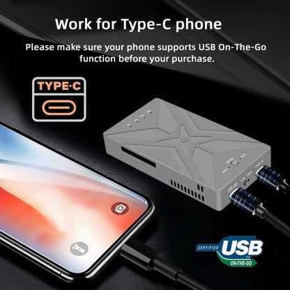 Dual M.2 NVME SSD RAID Array Mobile Hard Drive Enclosure Type-C USB3.2 GEN2x2 20G 586R, PH8586R