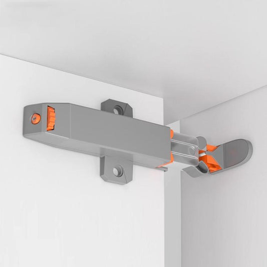 Amortisseur de porte d'armoire à usage intensif, dissimulé, réglable, à poussée, à rappel automatique