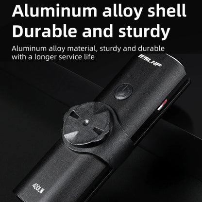 ESLNF Mountain Bike Headlight Waterproof Aluminum USB Charging Road Bike Light Cycling Gear, Bike Headlight